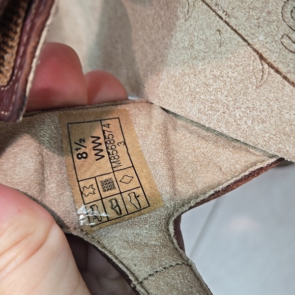 SAS Women Comfort Tripad Brown Leather Sandals Shoes Sz 8.5WW - Picture 10 of 10